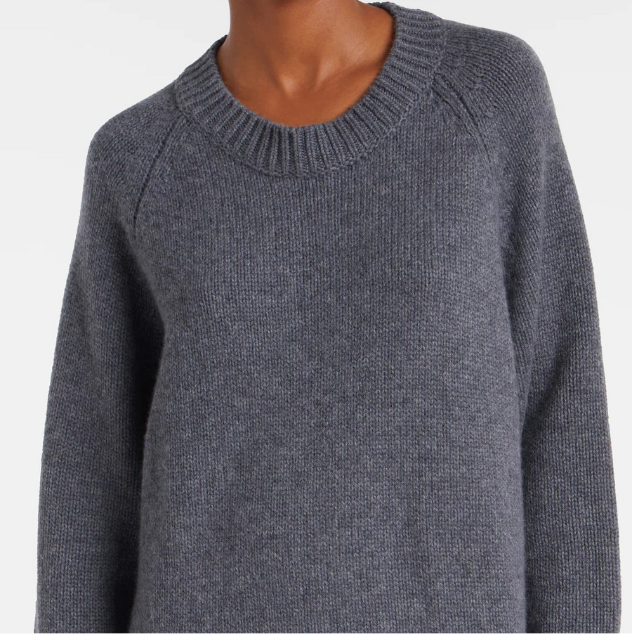 LISA YANG ANINE SWEATER IN GRAPHITE