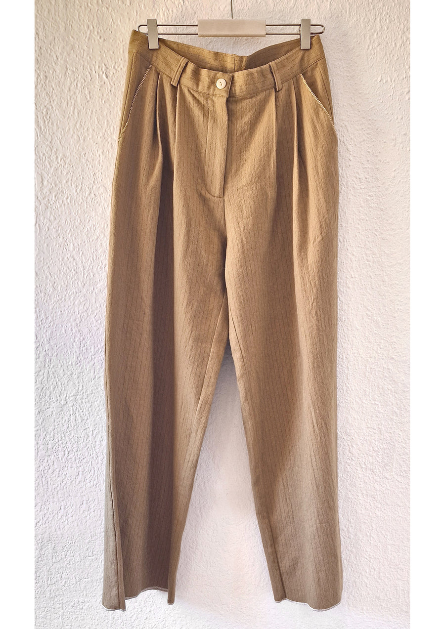 CLARAMONTE MARCO TROUSERS IN MUSTARD