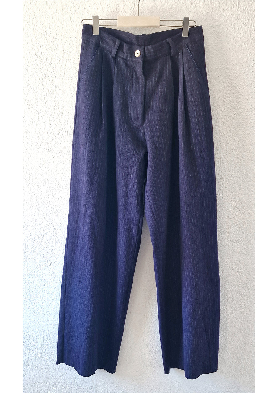 CLARAMONTE MARCO TROUSERS IN NAVY