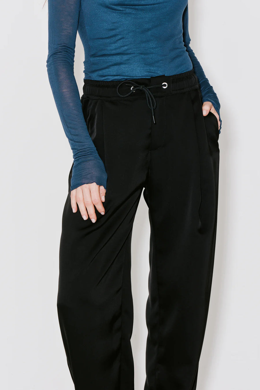 FAÇON JACMIN PAOLA PANTS IN BLACK