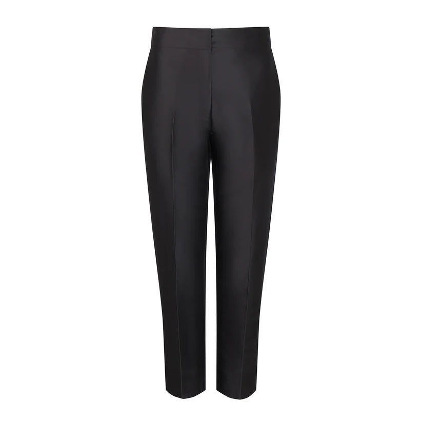 ROISIN LINNANE TAFFETA TWIG PANTS BLACK