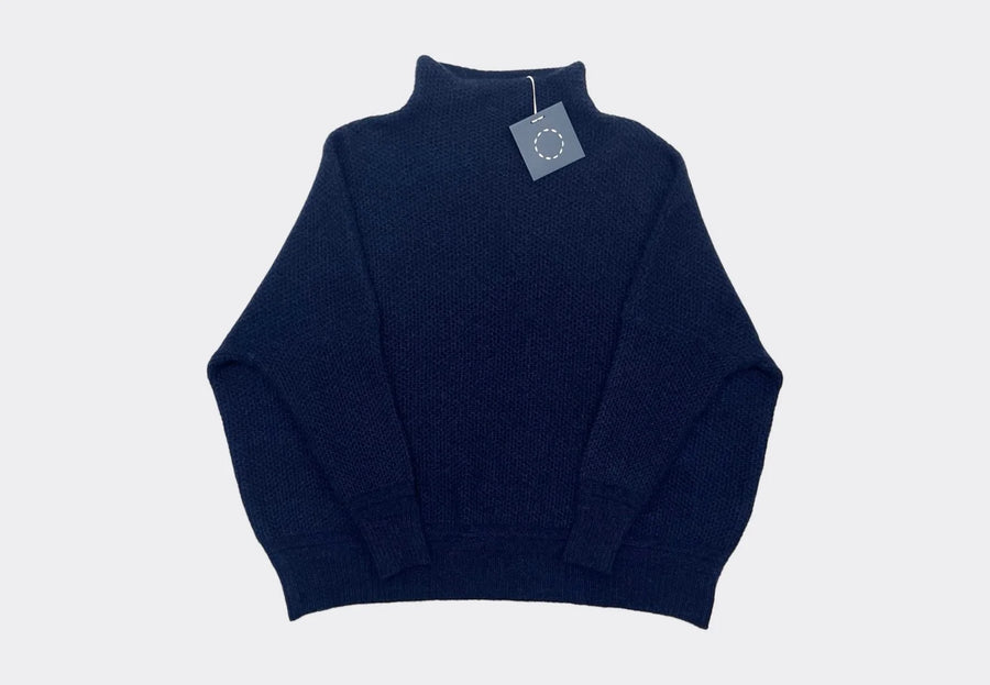 SPHERE ONE SKELLIG FUNNEL NECK SWEATER NEPTUNE TRIDENT