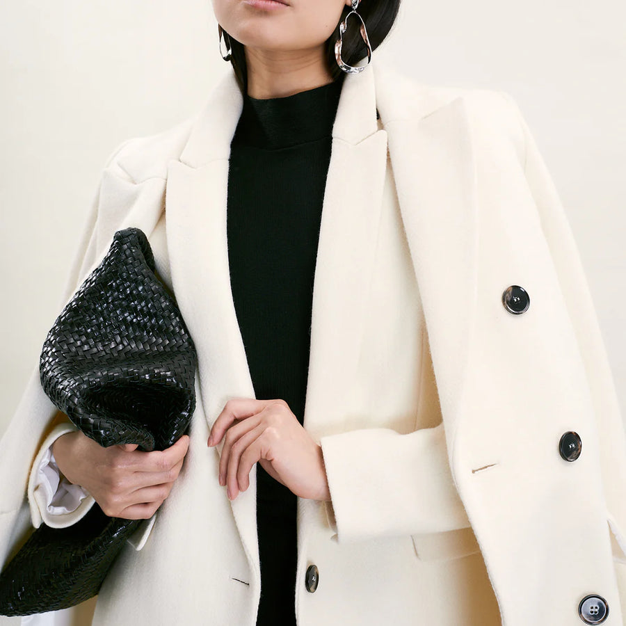 THE LANDSKEIN CELESTE COAT IN IVORY