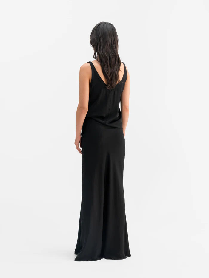 AHLVAR GALLERY SHIN SILK TANK IN BLACK