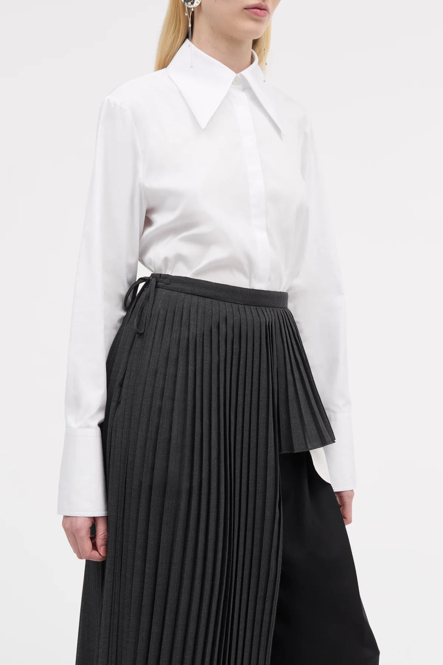 MKDT ATELIER SIOBHAN SHIRT IN WHITE