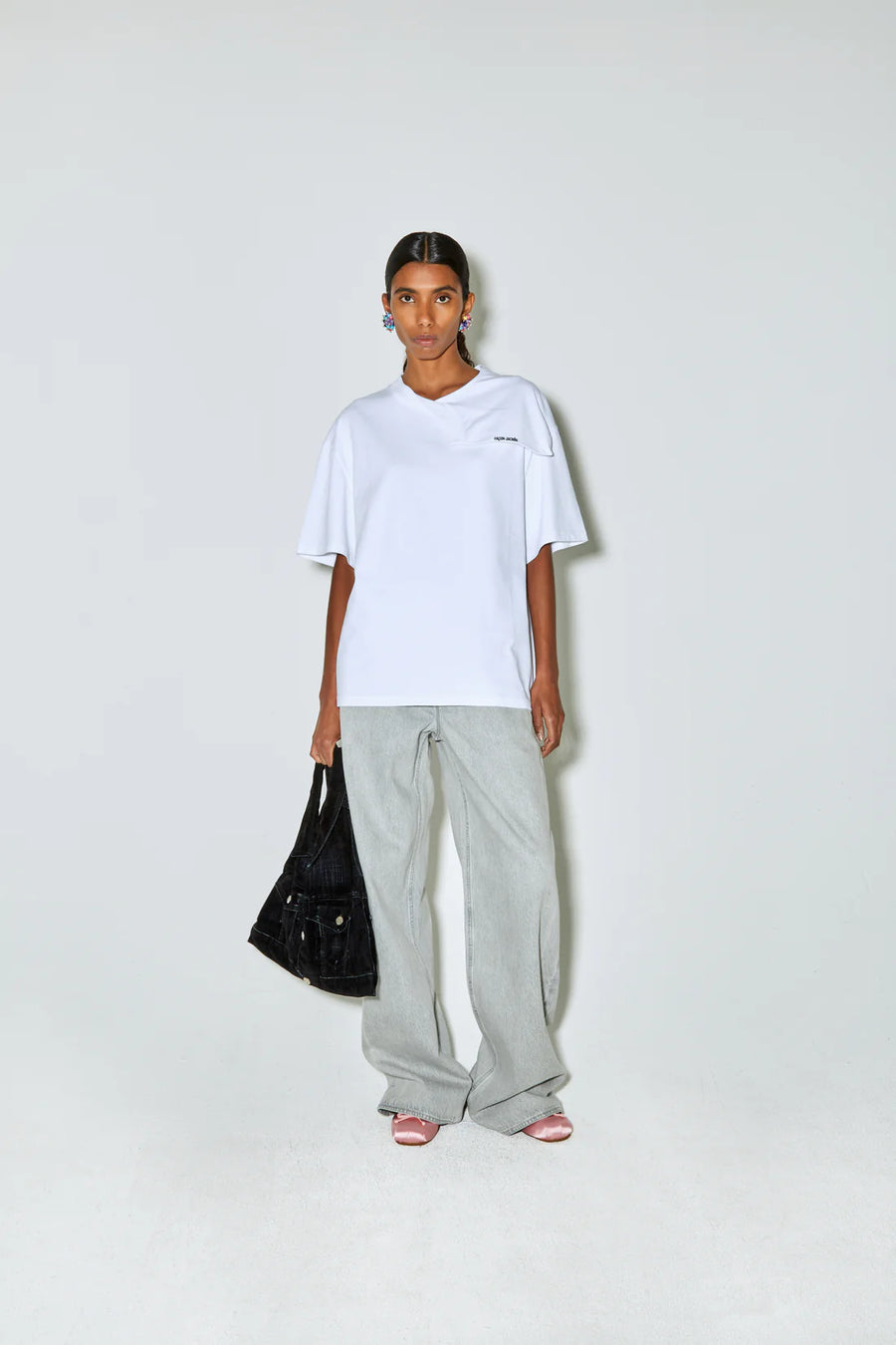 FAÇON JACMIN TIAGO T-SHIRT IN WHITE