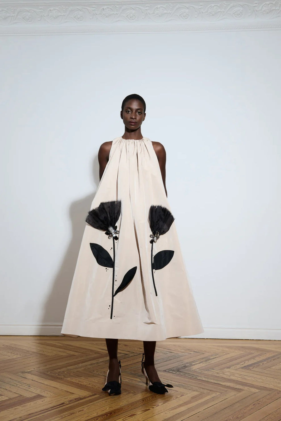 THE 2ND SKIN MIDI DRESS SILHOUETTE A