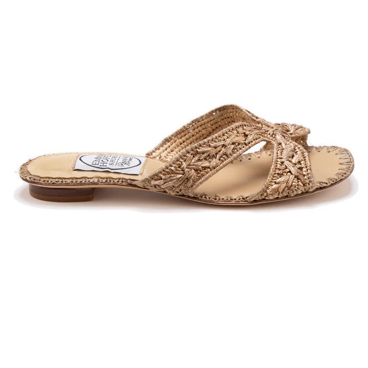 EMMA HOPE WHEATSHEAF H SANDAL IN GOLD