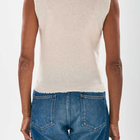 JUMPER 1234 DISTRESSED TANK IN CREAM