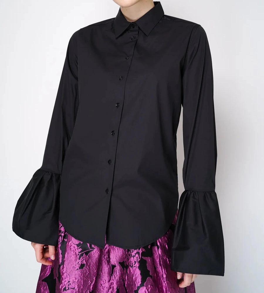 SARA ROKA BELLA SHIRT IN BLACK