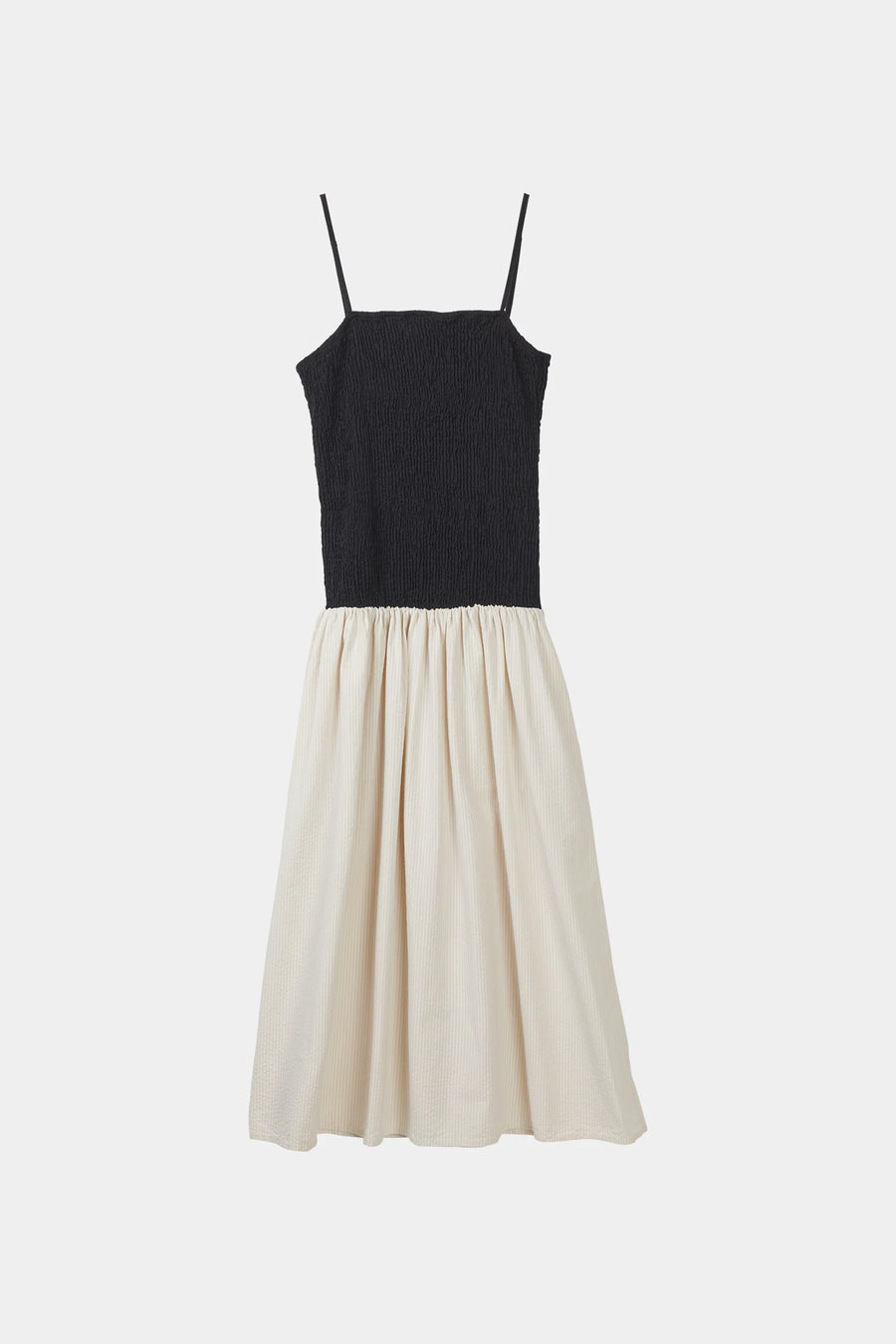 STYLEIN MARTELLI DRESS IN BLACK/BEIGE STRIPE
