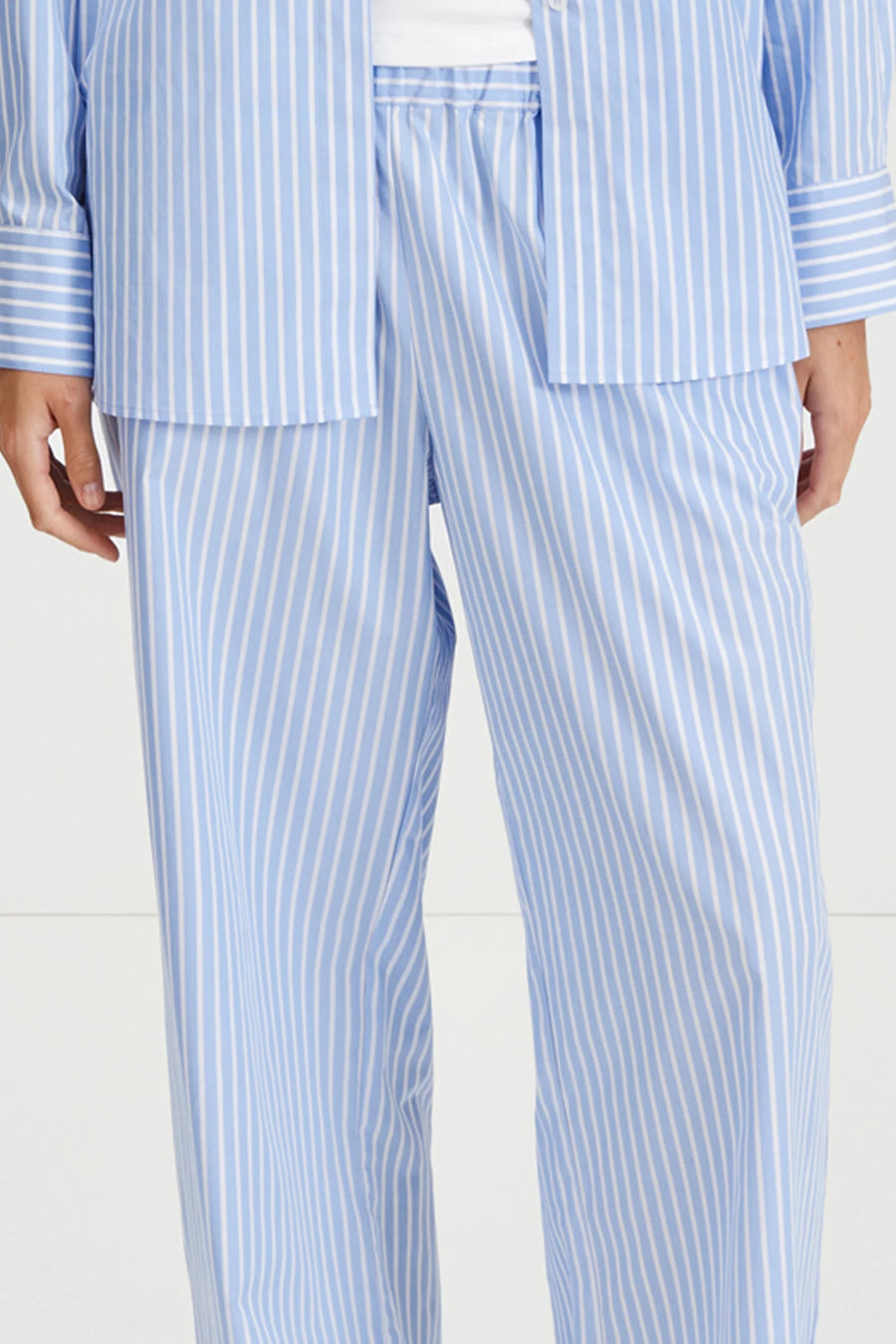 STYLEIN JESSIE TROUSERS IN BLUE/WHITE STRIPE