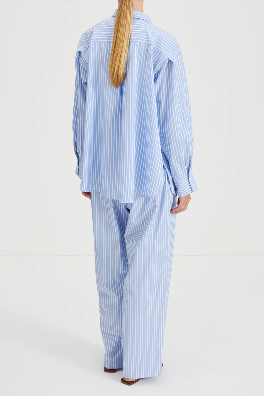 STYLEIN JESSIE TROUSERS IN BLUE/WHITE STRIPE