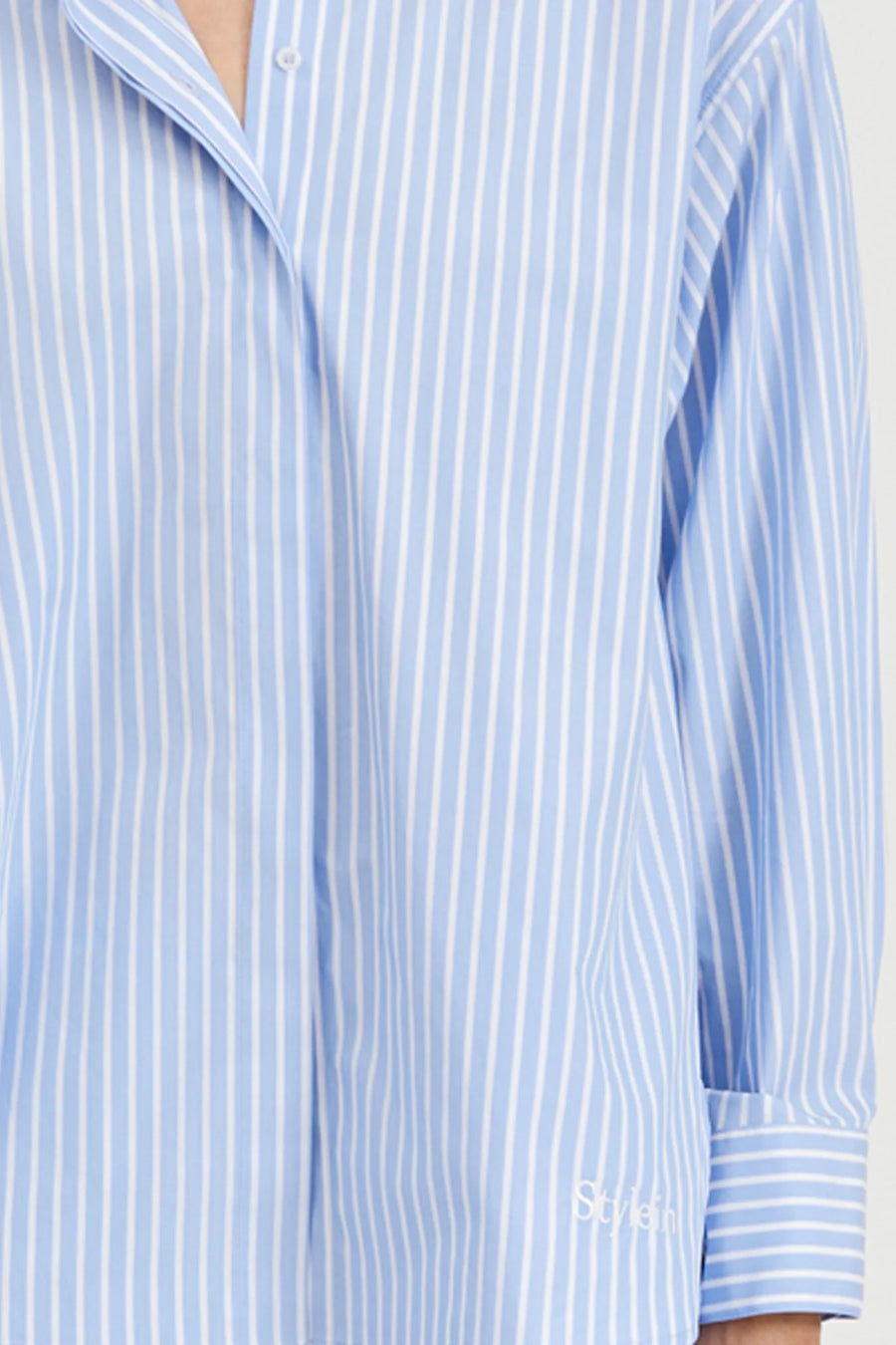 STYLEIN JANSELL SHIRT IN BLUE/WHITE STRIPE