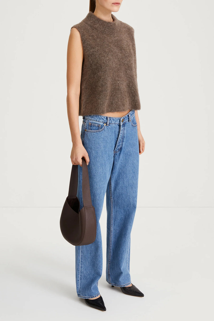 STYLEIN NELLIE TOP IN BROWN