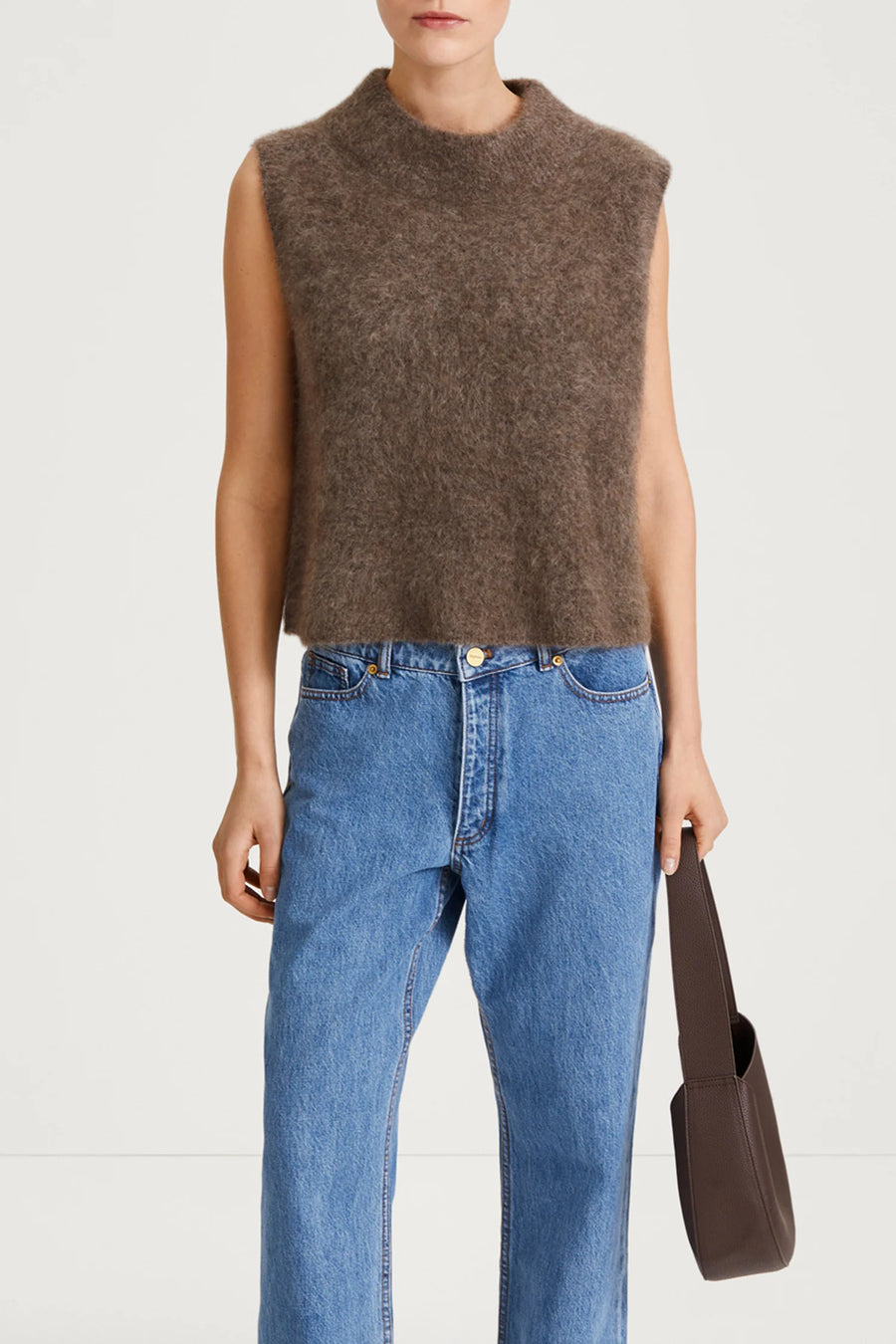 STYLEIN NELLIE TOP IN BROWN