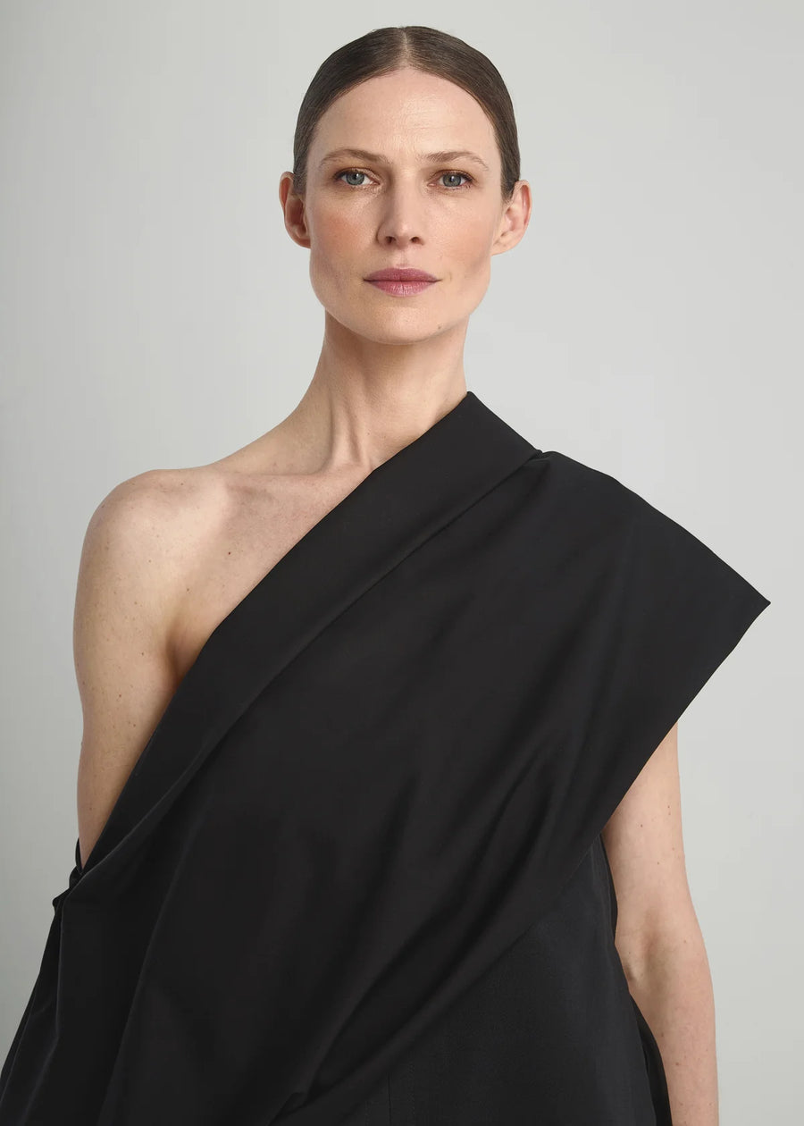 DI STAVNITSER TAFFETA CITY SLEEVE IN BLACK