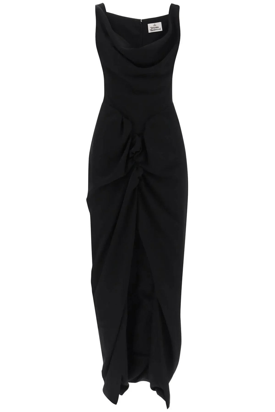VIVIENNE WESTWOOD LONG PANTHER DRESS IN BLACK Emporium Kalu VIVIENNE WESTWOOD LONG PANTHER DRESS IN BLACK Emporium Kalu
