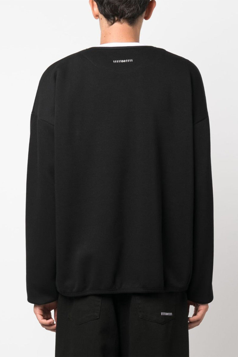 SOCIETE ANONYME FACE SWEATER IN BLACK