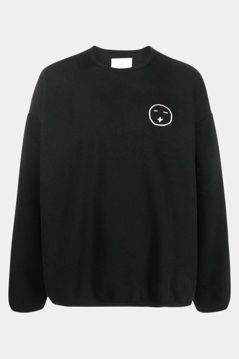 SOCIETE ANONYME FACE SWEATER IN BLACK