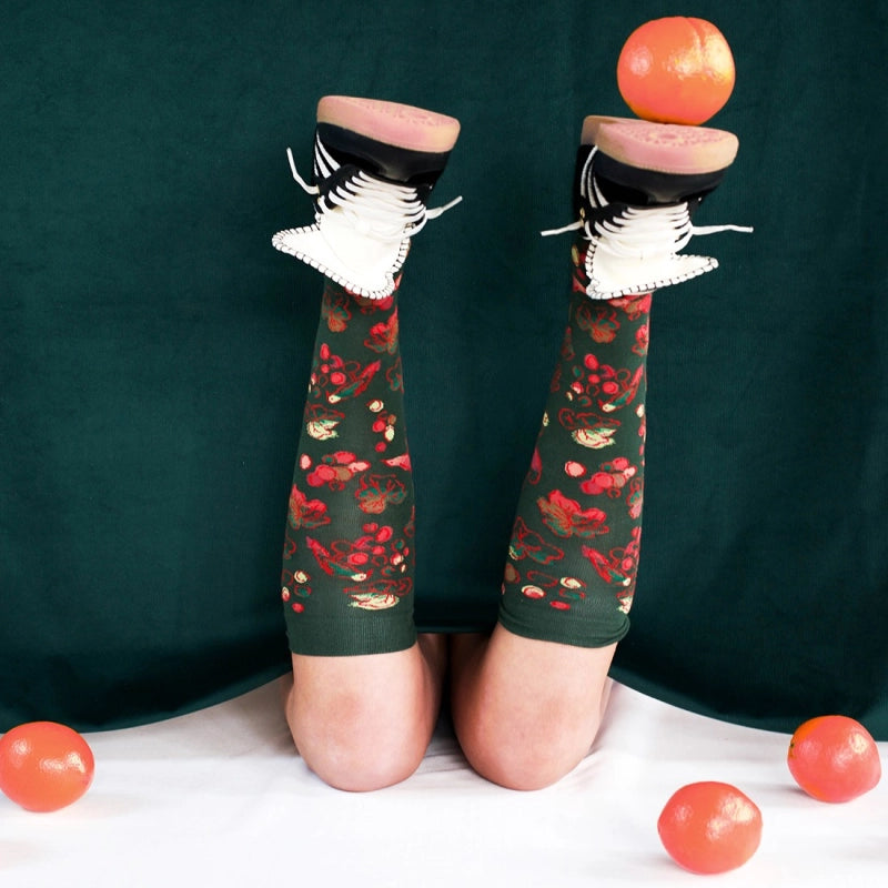 BONNE MAISON FOREST/ROSE/EMERALD KNEE HIGH SOCKS