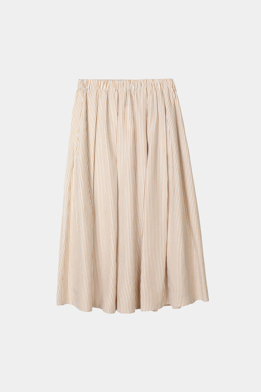 STYLEIN JORINA SKIRT IN GOLD/WHITE STRIPE