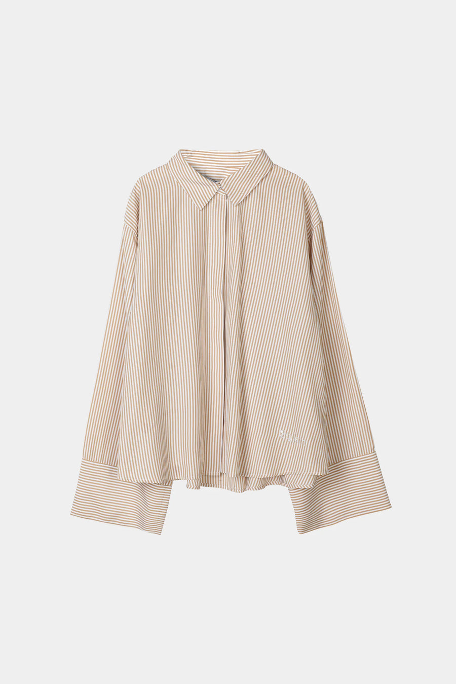 STYLEIN JOVANNA SHIRT IN GOLD/WHITE