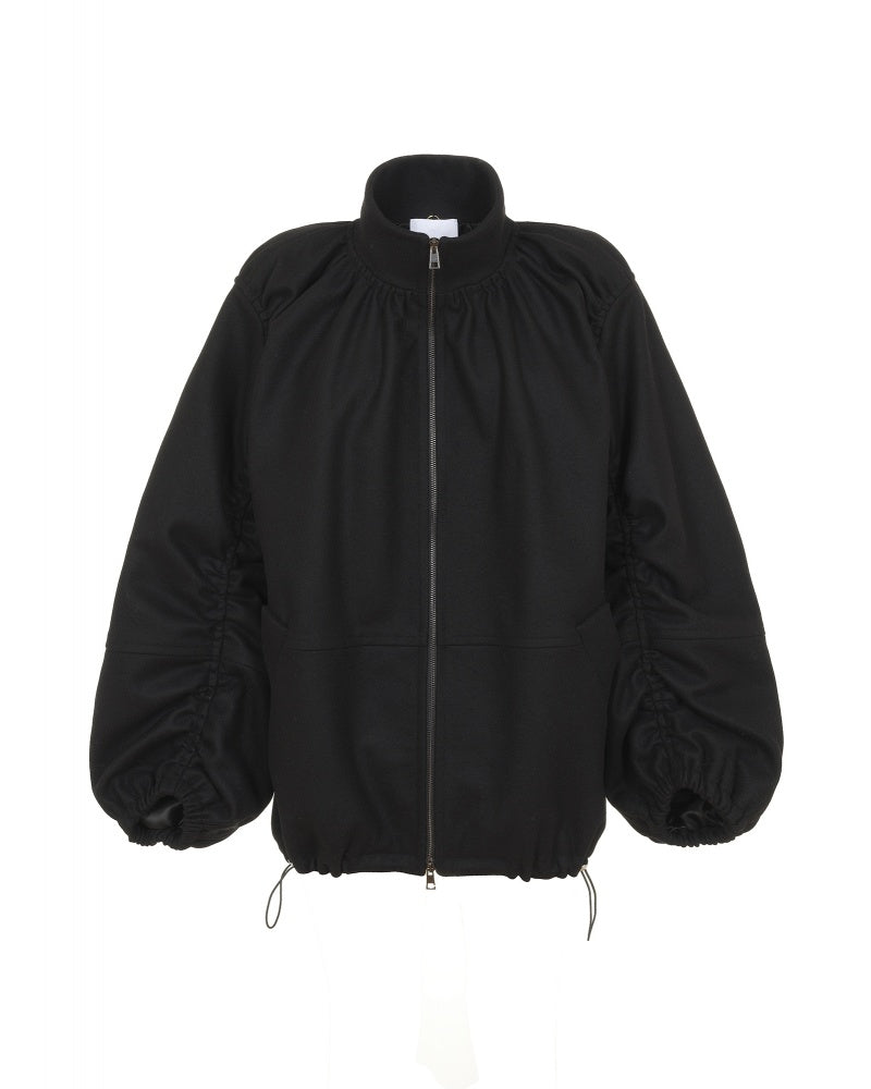 MANTU BOMBER JACKET IN BLACK