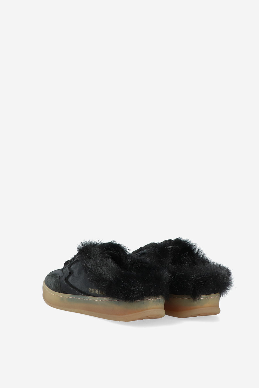 MASTER OF ARTS SNEAKERS - FAUX FUR TOTAL BLACK CLUB MULE DELUX