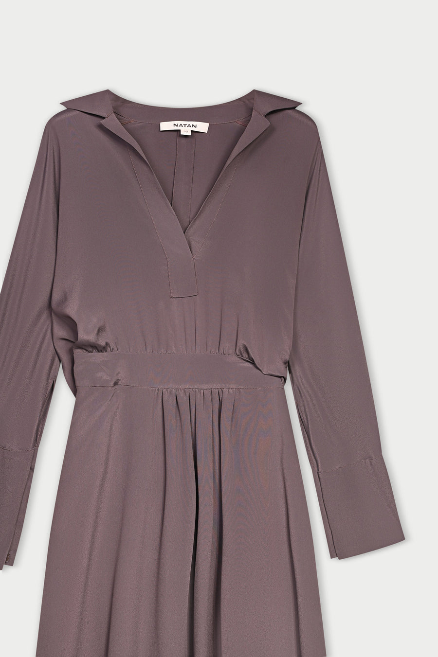 NATAN DELICA DRESS IN CHOCOLAT