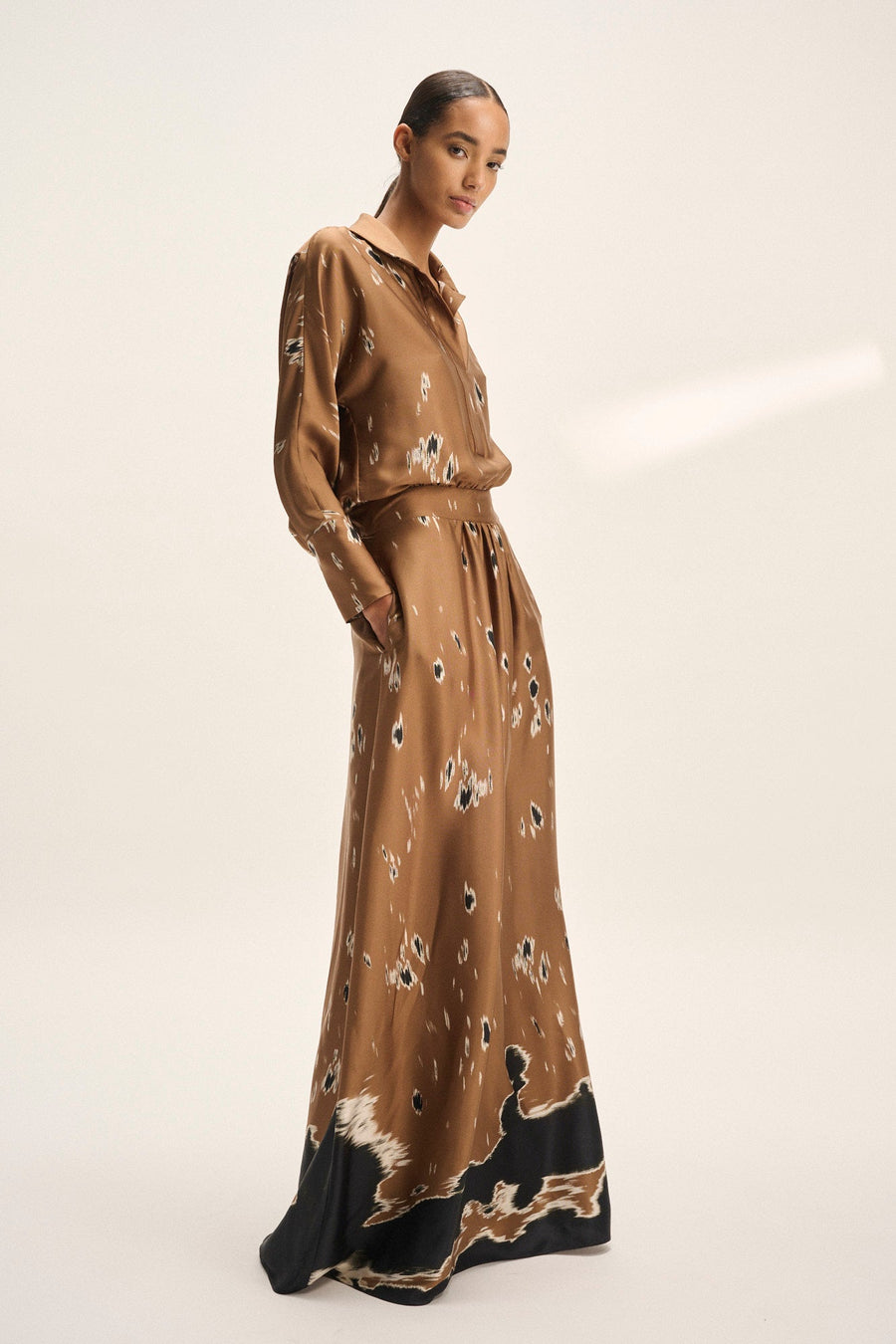 NATAN DELICIA DRESS IN CAMEL