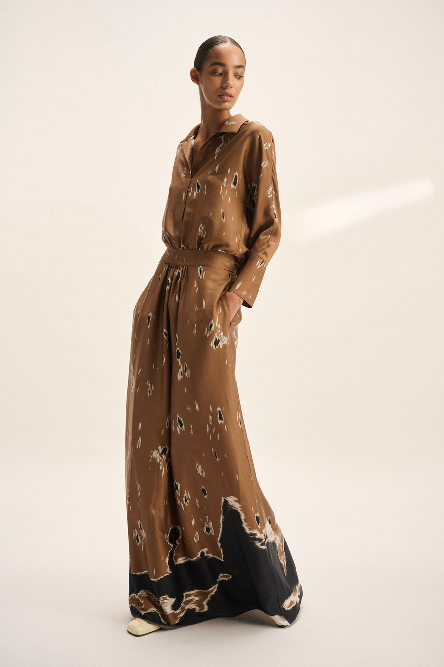 NATAN DELICIA DRESS IN CAMEL