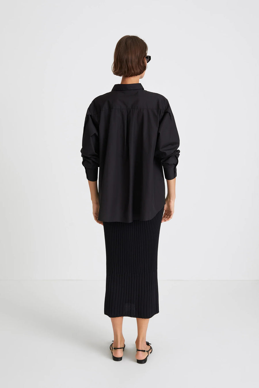 STYLEIN JEANNE SHIRT IN BLACK