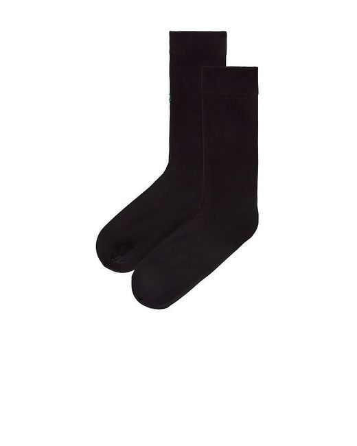 VIVETTA BLACK SOCKS WITH EMBELLISHED RED ROSE