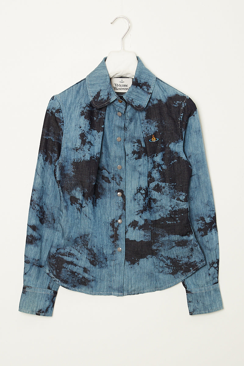 VIVIENNE WESTWOOD TOULOUSE SHIRT IN BLUE