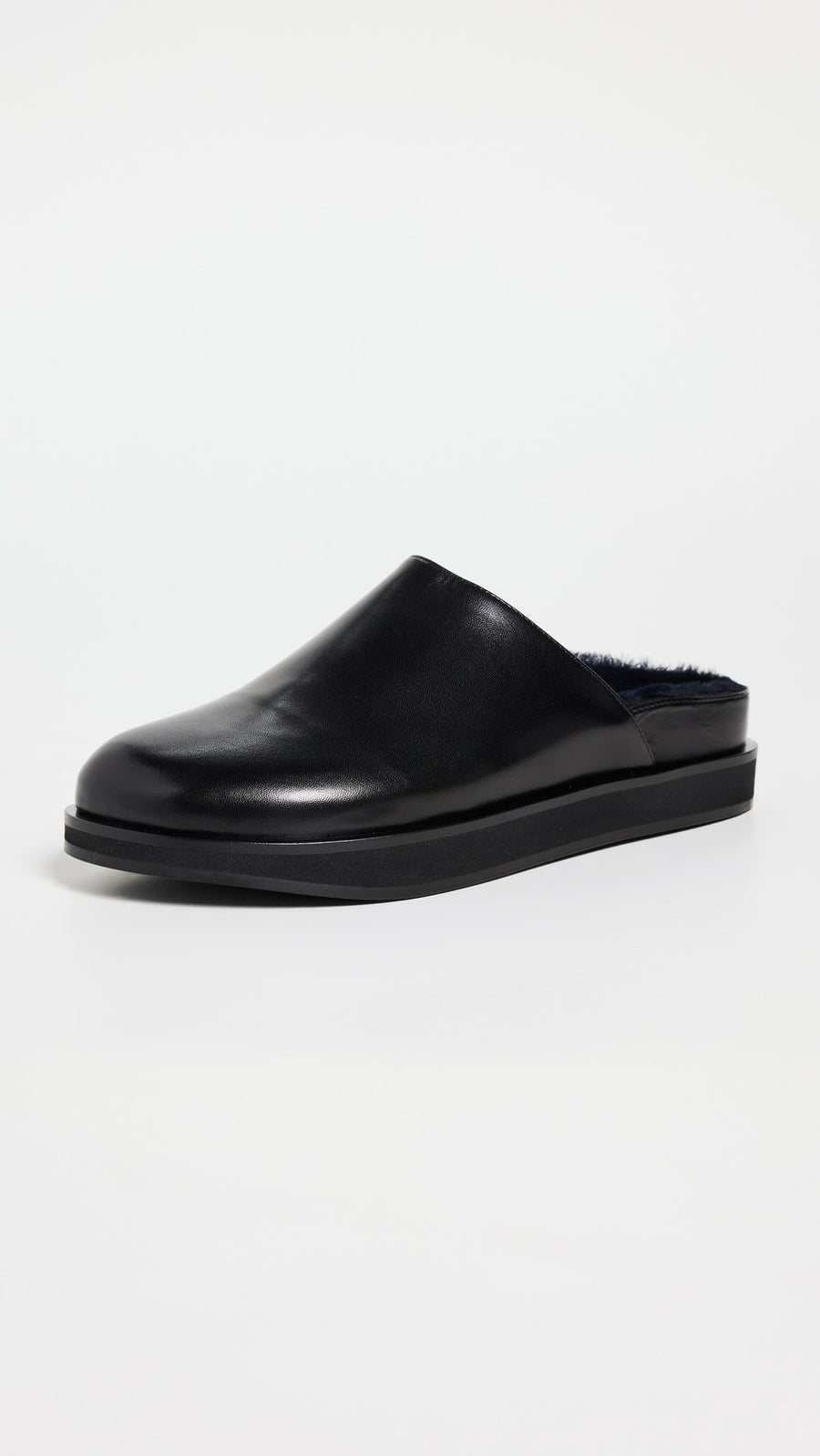 WANDLER VERA SLIDE IN BLACK SHERLING