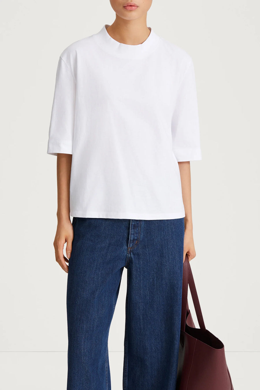 STYLEIN JEM T-SHIRT IN WHITE