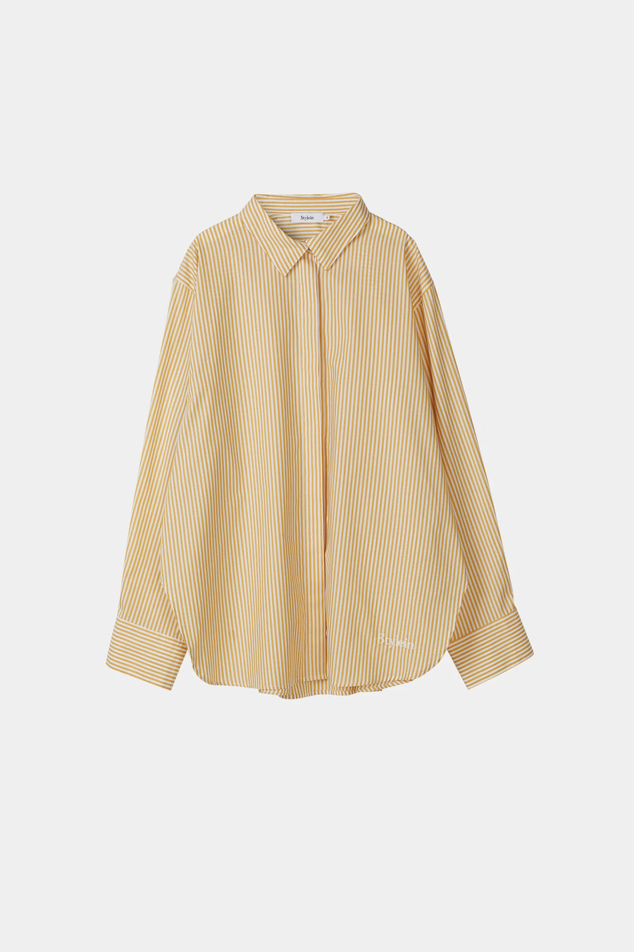 STYLEIN JANSELL SHIRT IN YELLOW/WHITE STRIPE