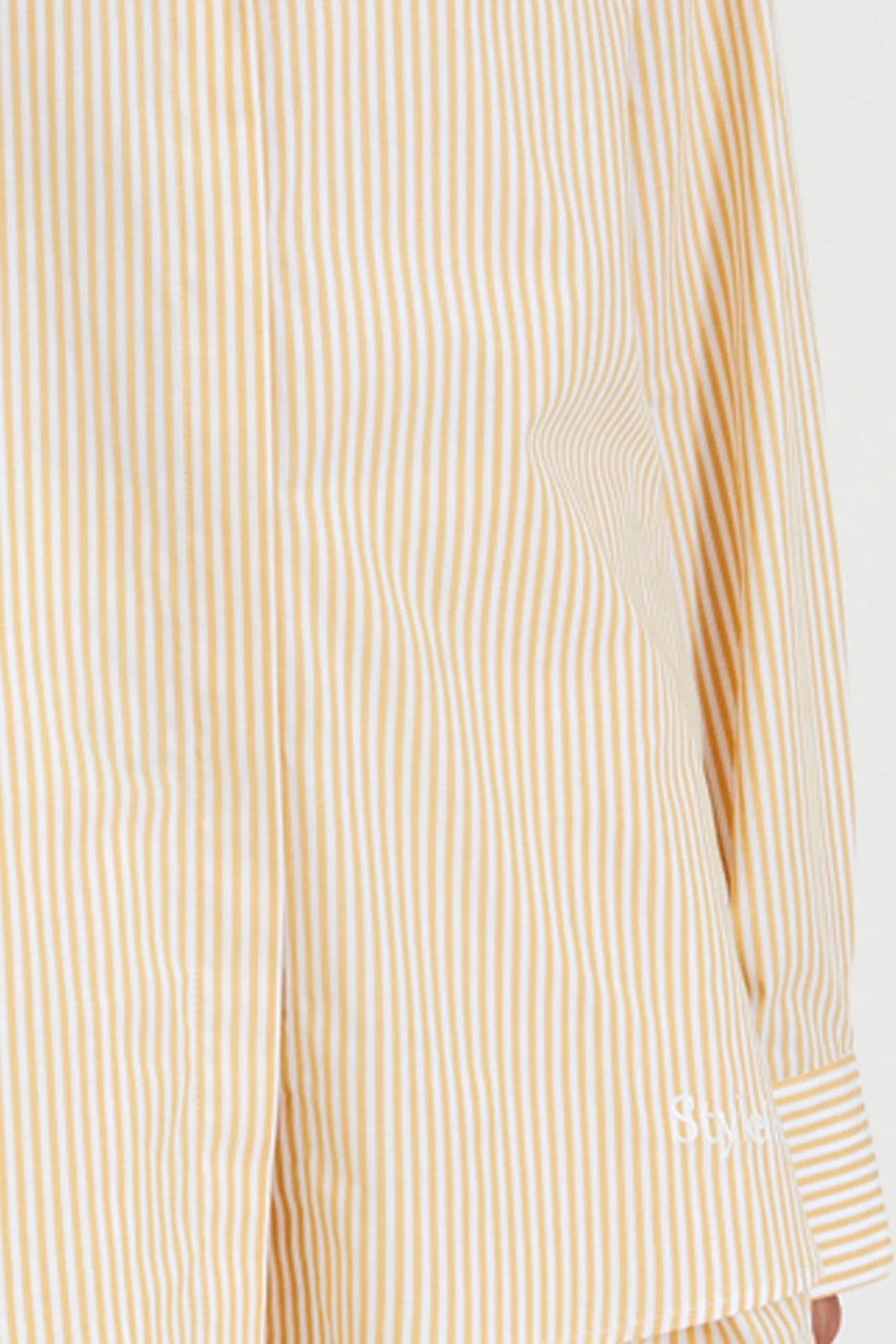 STYLEIN JANSELL SHIRT IN YELLOW/WHITE STRIPE