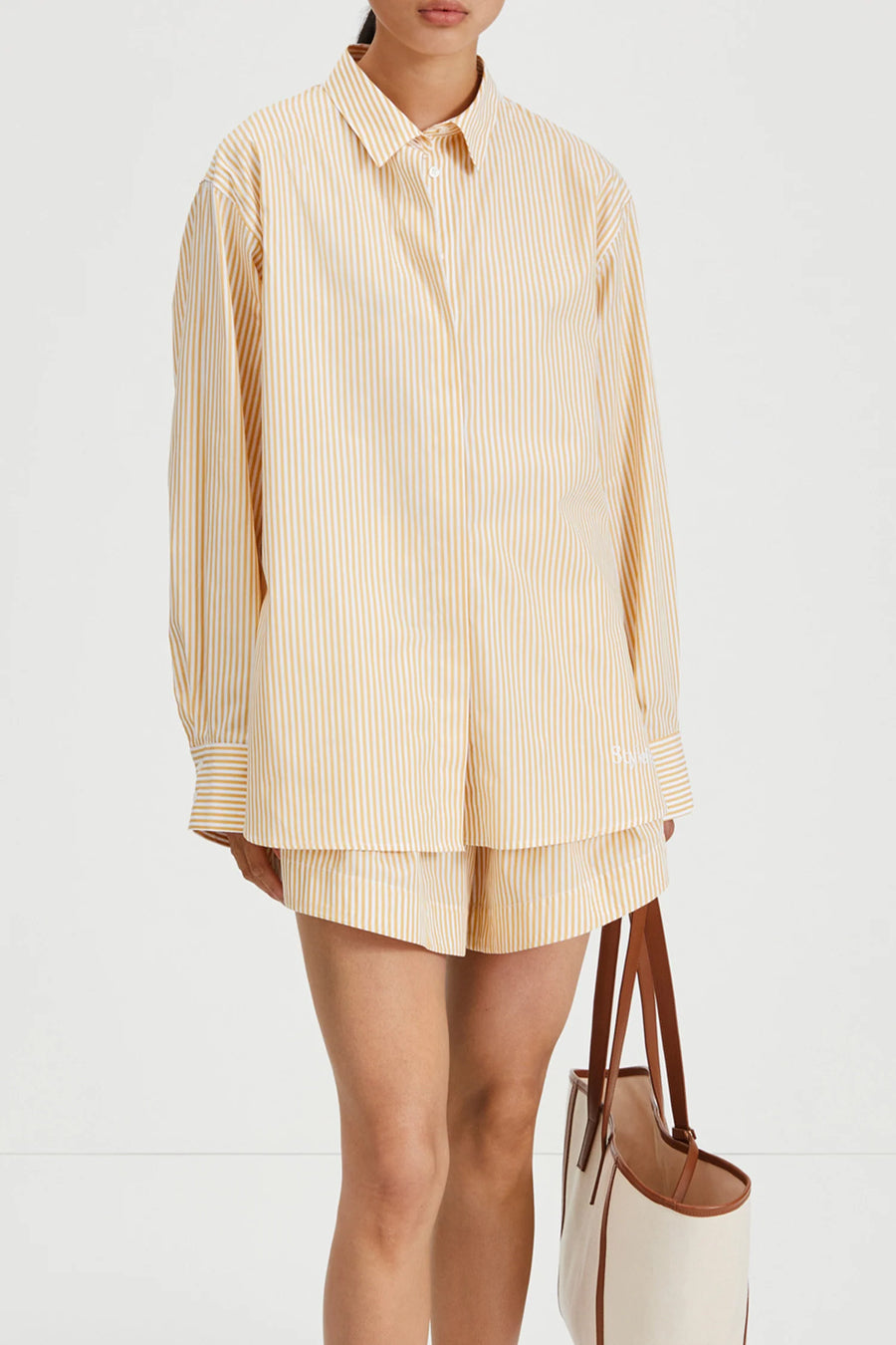 STYLEIN JOJO SHORTS IN YELLOW STRIPE