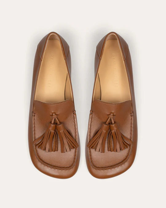 DEAR FRANCES DREW LOAFER WITH TASSELS IN SADDLE