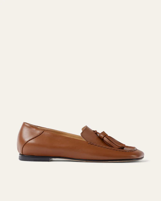 DEAR FRANCES DREW LOAFER WITH TASSELS IN SADDLE