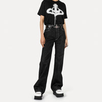 VIVIENNE WESTWOOD RAY 5 POCKET JEANS IN BLACK