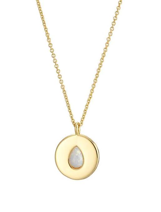 MARY K GOLD OPAL NECKLACE