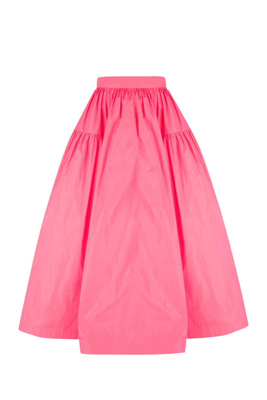 THE 2ND SKIN TAFFETA MIDI SKIRT.  Available in two colour options - pink and magnolia