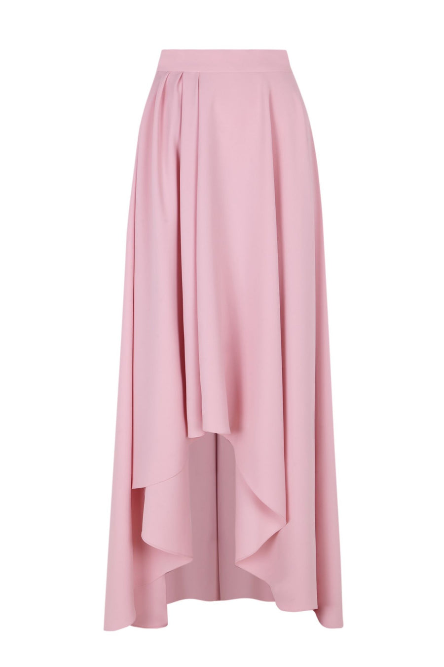 THE 2ND SKIN PINK CREPE SKIRT