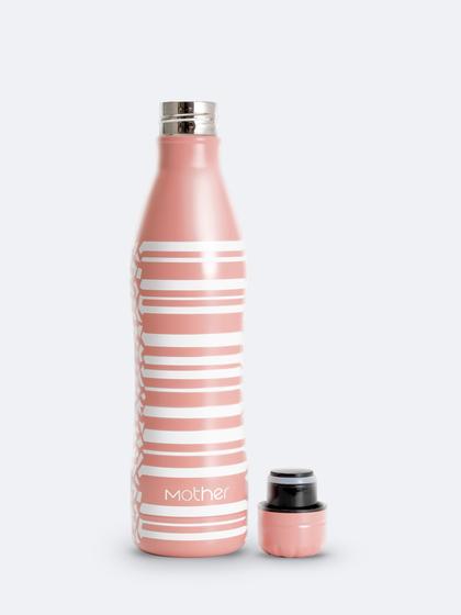 MOTHER PINK & WHITE WATER BOTTLE